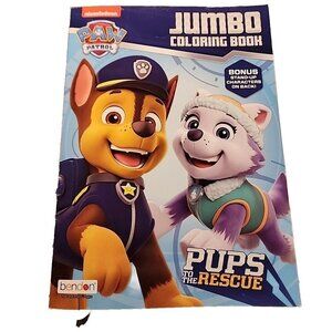nickelodeon PAW PATROL Jumbo Coloring Book, pup to the rescue, Bendon 2021